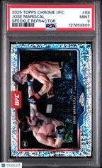 2025 Topps Chrome UFC Jose Mariscal 88 Speckle Refractor 125/250 PSA 9Graded Sports Cards
