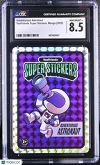 2025 VeeFriends Super Stickers Manga Series Adventurous Astronaut CGC 8.5Graded Sports Cards