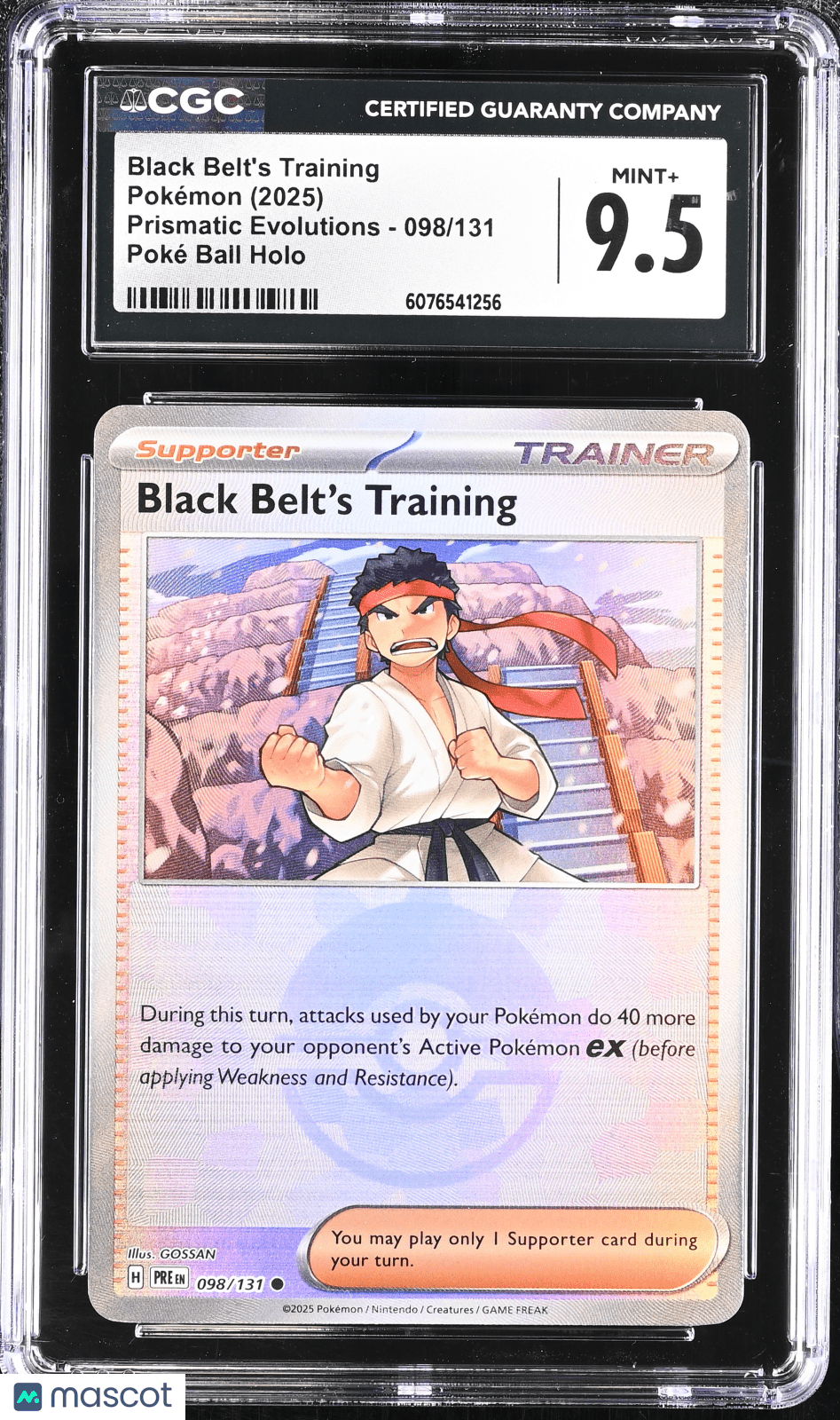2025 Pokemon Black Belt's Training 098/131 CGC 9.5Graded TCG/CCG Main image