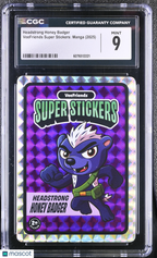 2025 Veefriends Super Stickers: Manga Headstrong Honey Badger CGC 9Graded Sports Cards