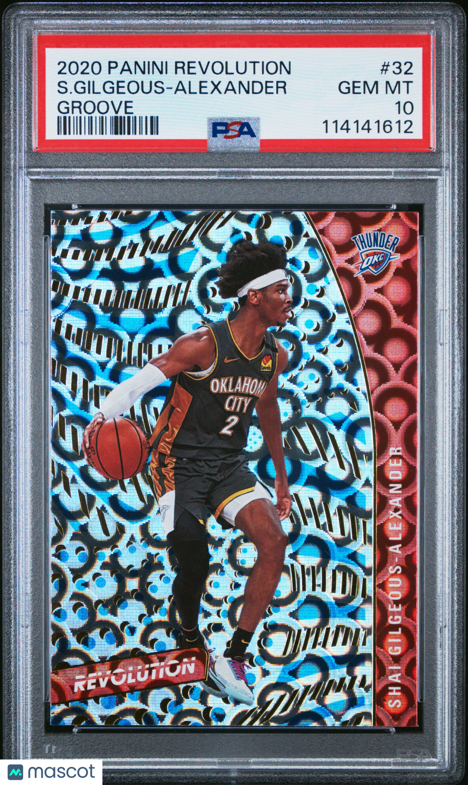 2020-21 Panini Revolution Shai Gilgeous-Alexander #32 Groove PSA 10