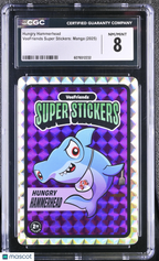 2025 Veefriends Super Stickers: Manga Hungry Hammerhead CGC 8Graded Sports Cards