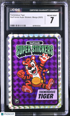 2025 Veefriends Super Stickers: Manga Tremendous Tiger CGC 7Graded Sports Cards