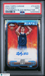 2024 - 25 Topps Chrome Zach Edey TCA - ZED Black Refractor Rookie Auto 01/10 PSA 9Graded Sports Cards