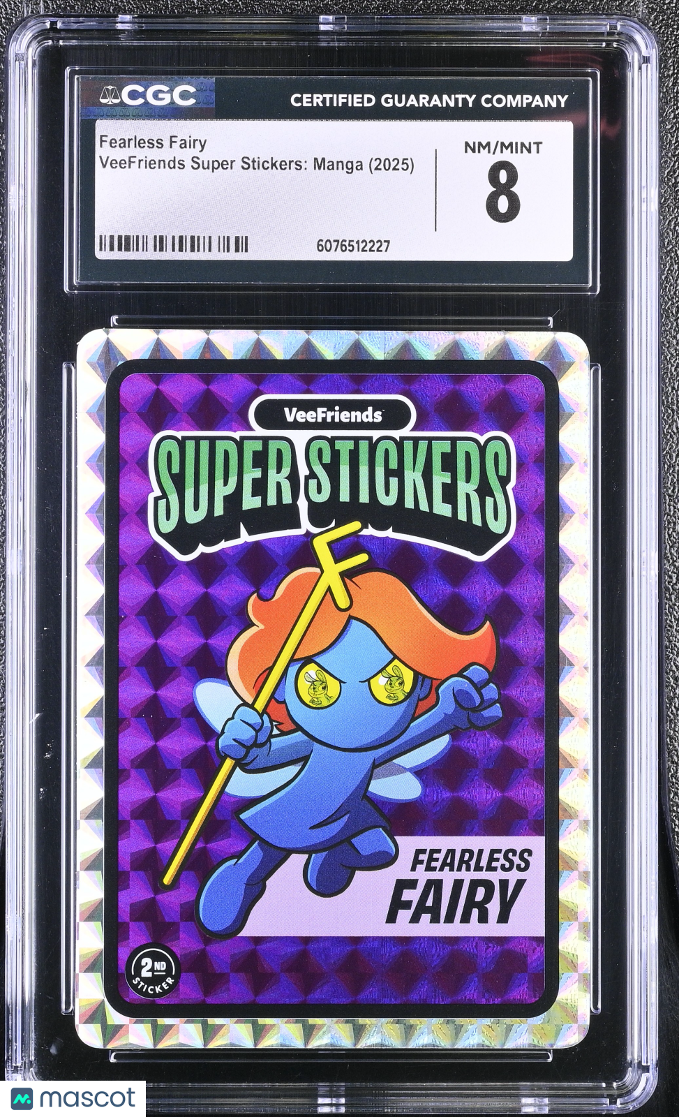 2025 Veefriends Super Stickers: Manga Fearless Fairy CGC 8Graded Sports Cards Main image