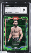 2025 Topps Chrome Sapphire UFC Muhammadjon Naimov 45 Green 33/75 CGC 9Graded Sports Cards