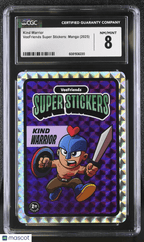 2025 Veefriends Super Stickers: Manga Kind Warrior CGC 8Graded Non - Sports Cards