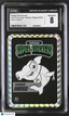 2025 Veefriends Super Stickers: Manga Hungry Hammerhead Black & White CGC 8Graded Non - Sports Cards