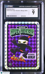 2025 Veefriends Super Stickers: Manga Notorious Ninja CGC 9Graded Sports Cards