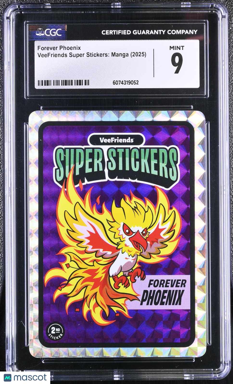 2025 VeeFriends Super Stickers Manga Series Forever Phoenix CGC 9Graded Sports Cards