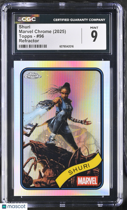 2025 Topps Marvel Chrome Shuri Refractor #96 CGC 9
