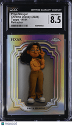 2024 Topps Chrome Disney Priya Mangal Refractor 194 CGC 8.5Non - Sports Cards