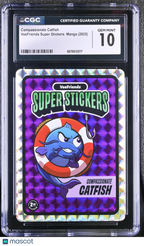 2025 Veefriends Super Stickers: Manga Compassionate Catfish CGC 10Non - Sports Cards