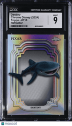 2024 Topps Chrome Disney Destiny Refractor 110 CGC 9Non - Sports Cards