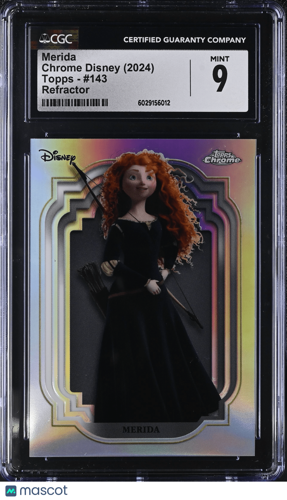 2024 Topps Chrome Disney Merida Refractor 143 CGC 9Non - Sports Cards
