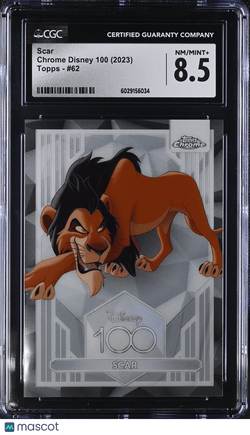 2023 Disney Chrome Disney 100 Scar 62 CGC 8.5Non - Sports Cards