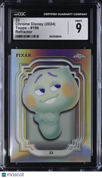 2024 Topps Chrome Disney 22 Refractor 196 CGC 9Non - Sports Cards