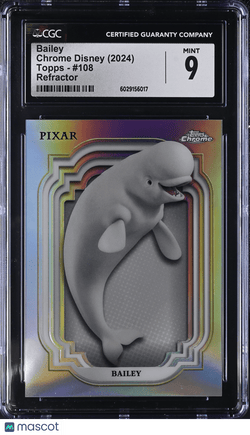2024 Topps Chrome Disney Bailey Refractor 108 CGC 9Non - Sports Cards