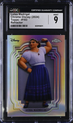 2024 Topps Chrome Disney Luisa Madrigal Refractor 183 CGC 9Non - Sports Cards