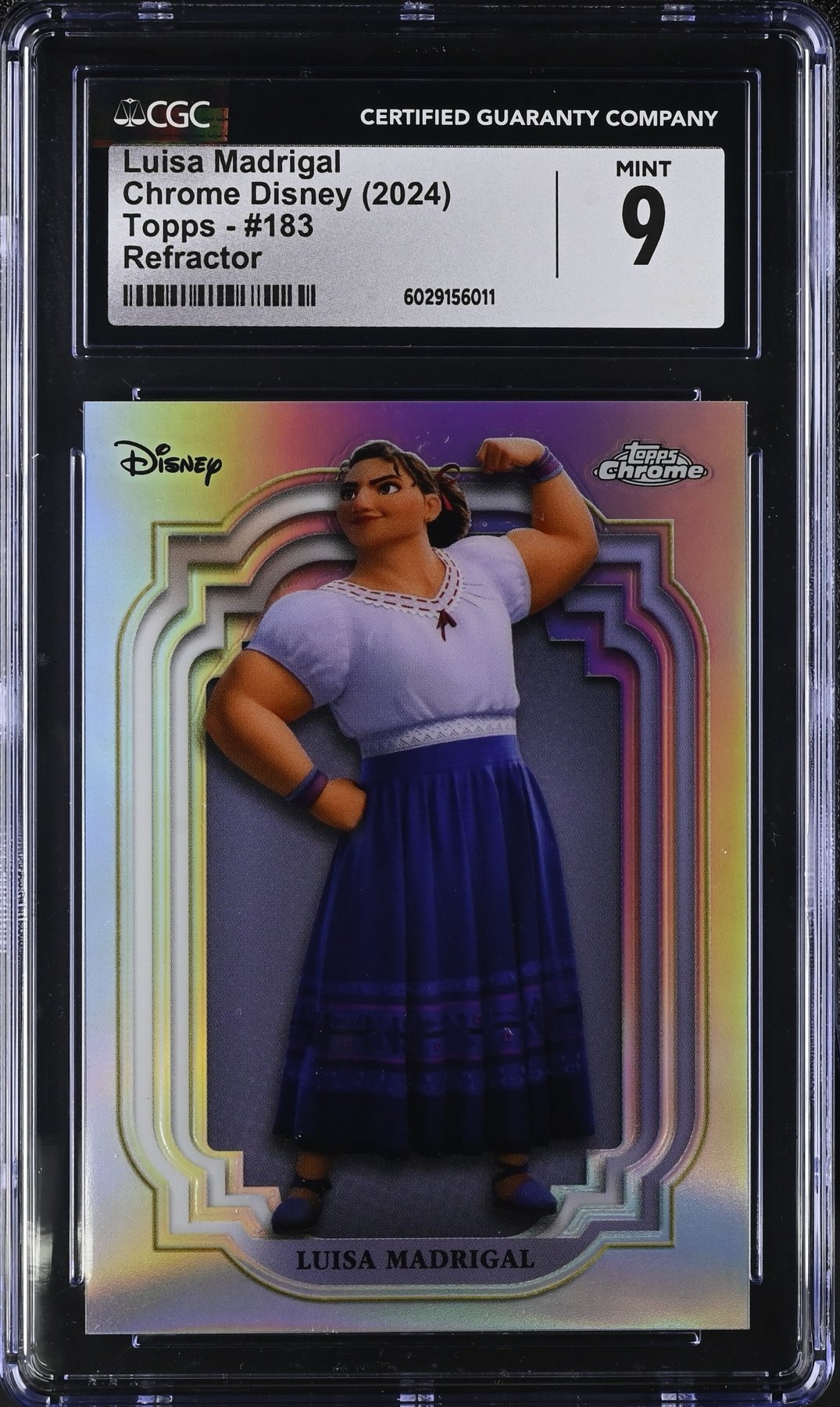 2024 Topps Chrome Disney Luisa Madrigal Refractor 183 CGC 9Non - Sports Cards